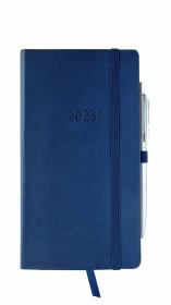 Opakowanie Kalendarz 2023 flex z gumką Dl tygodniowy garnatowy V2