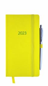 Opakowanie Kalendarz 2023 flex z gumką Dl tygodniowy neonowy V5