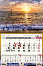 Opakowanie Kalendarz 2023 jednodzielny żaglówka KTJ-1 V14