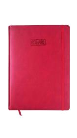 Opakowanie Kalendarz 2023 lux elegance z gumką A4 dzienny czerwony V1