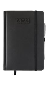 Opakowanie Kalendarz 2023 lux z gumką B5 dzienny V3 czarny