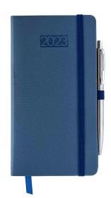 Opakowanie Kalendarz 2023 lux z gumką DL tygodniowy blue V5
