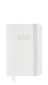 Opakowanie Kalendarz 2023 lux z gumką kieszonkowy biały V8