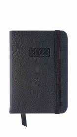 Opakowanie Kalendarz 2023 lux z gumką kieszonkowy czarny V9