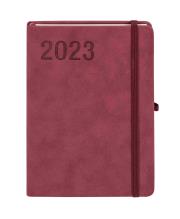 Okładka książki Kalendarz 2023 Nuba A5 burgundowy TNS ANTRA