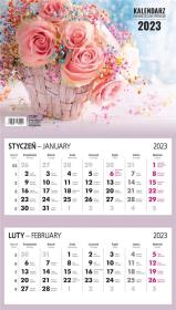 Kalendarz 2023 ścienny dwudzielny premium MIX. Wydawca: Kalpol. Dadada.pl Opakowanie Kalendarz 2023 ścienny dwudzielny premium MIX