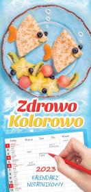 Opakowanie Kalendarz 2023 ścienny notatnikowy Zdrowo kolorowo