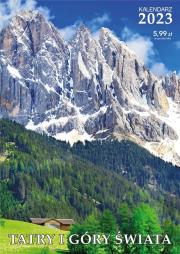 Kalendarz 2023 ścienny Tatry i góry świata. Wydawca: Kalpol. Dadada.pl Opakowanie Kalendarz 2023 ścienny Tatry i góry świata