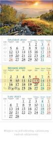 Opakowanie Kalendarz 2023 Trójdzielny Bieszczady