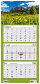 Opakowanie Kalendarz 2023 Trójdzielny Góry Dolomity