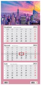 Opakowanie Kalendarz 2023 Trójdzielny Nowy Jork