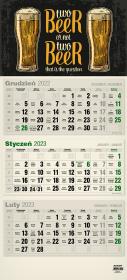 Opakowanie Kalendarz 2023 trójdzielny Piwo EKO KTT2