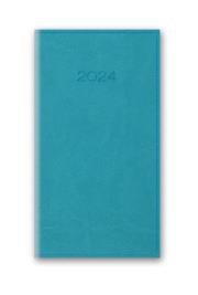 Opakowanie Kalendarz 2024 11T A6 TURKUSOWY KIESZONKO