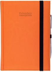 Okładka książki Kalendarz 2024/2025 nauczyciela A5 Nebraska z gumką pomarańcz