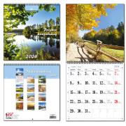 Kalendarz 2024 30x60 13 plansz PL Krajobrazy. Wydawca: EV-Corp. Dadada.pl Opakowanie Kalendarz 2024 30x60 13 plansz PL Krajobrazy
