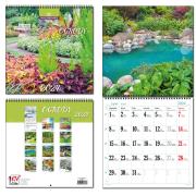 Kalendarz 2024 30x60 13 plansz PL Ogrody. Wydawca: EV-Corp. Dadada.pl Opakowanie Kalendarz 2024 30x60 13 plansz PL Ogrody