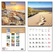 Kalendarz 2024 30x60 13 plansz Polskie Pejzaże. Wydawca: EV-Corp. Dadada.pl Opakowanie Kalendarz 2024 30x60 13 plansz Polskie Pejzaże