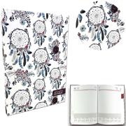 Opakowanie Kalendarz 2024 A4 dzienny soft touch Łapacze snów