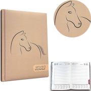 Kalendarz 2024 A5 dzienny sb/nd osobno Koń Beż. Wydawca: EV-Corp. Dadada.pl Opakowanie Kalendarz 2024 A5 dzienny sb/nd osobno Koń Beż