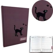 Opakowanie Kalendarz 2024 A5 dzienny sb/nd osobno Kot śliwka