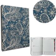 Kalendarz 2024 A5 dzienny z registrami Beż Denim. Wydawca: EV-Corp. Dadada.pl Opakowanie Kalendarz 2024 A5 dzienny z registrami Beż Denim