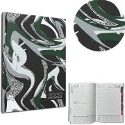 Kalendarz 2024 A5 dzienny z registrami BlackSilver. Wydawca: EV-Corp. Dadada.pl Opakowanie Kalendarz 2024 A5 dzienny z registrami BlackSilver