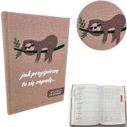 Opakowanie Kalendarz 2024 A5 tygodniowy Leniwiec zapalny