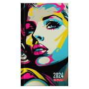 Opakowanie Kalendarz 2024 A6 tygodniowy Art kobieta HERLITZ