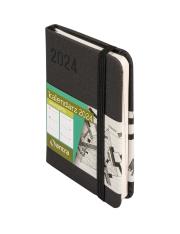 Okładka książki Kalendarz 2024 Awangarda A7 czarny TDW