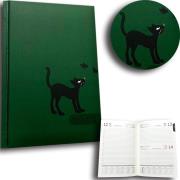 Kalendarz 2024 B6 dzienny sb/nd razem kot zieleń. Wydawca: EV-Corp. Dadada.pl Opakowanie Kalendarz 2024 B6 dzienny sb/nd razem kot zieleń