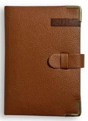 Opakowanie Kalendarz 2024 B7 LUX z zapinką brązowy