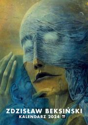 Okładka książki Kalendarz 2024 - Beksiński wzór 4 A3