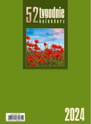 Opakowanie Kalendarz 2024 Biurkowy stojący zielony