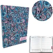 Opakowanie Kalendarz 2024 dzienny sb/nd osobno A5 soft touch turkus Ev230021