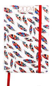 Opakowanie Kalendarz 2024 foto lux z gumką B6 dzienny V1