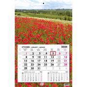 Opakowanie Kalendarz 2024 jednodzielny gł. płaska Maki