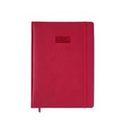 Opakowanie Kalendarz 2024 lux z gumką A4  tygodniowy czerwony V6