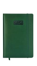 Opakowanie Kalendarz 2024 lux z gumką A5 tygodniowy V1 zielony