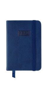 Opakowanie Kalendarz 2024 lux z gumką kieszonkowy  V5 granatowy