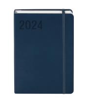 Okładka książki Kalendarz 2024 Minimalizm A5 granat DNS