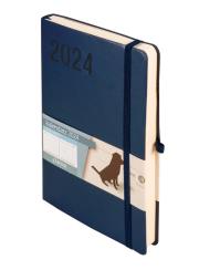 Okładka książki Kalendarz 2024 Minimalizm A5 granat TNS