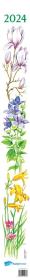 Opakowanie Kalendarz 2024 paskowy Kwiaty