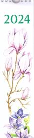Opakowanie Kalendarz 2024 paskowy Kwiaty