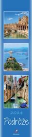 Opakowanie Kalendarz 2024 paskowy Podróże