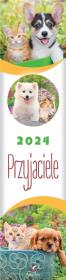 Opakowanie Kalendarz 2024 paskowy Przyjaciele