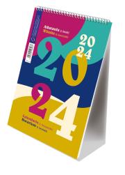 Opakowanie Kalendarz 2024 pionowy B6 ze spiralką kolory