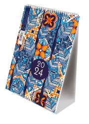 Opakowanie Kalendarz 2024 pionowy B6 ze spiralką wzory