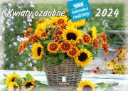 Opakowanie Kalendarz 2024 Rodzinny Kwiaty ozdobne
