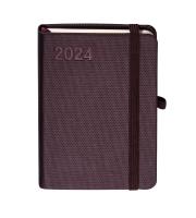 Okładka książki Kalendarz 2024 Rubi A6 brąz TDW
