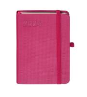 Okładka książki Kalendarz 2024 Rubi A6 różowy TDW